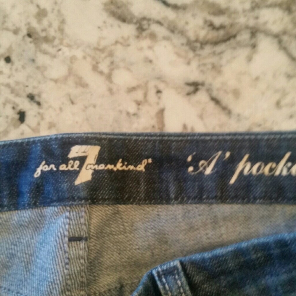 7 for all Mankind A Pocket Jeans Bootcut EUC 29 C2 - Picture 7 of 8